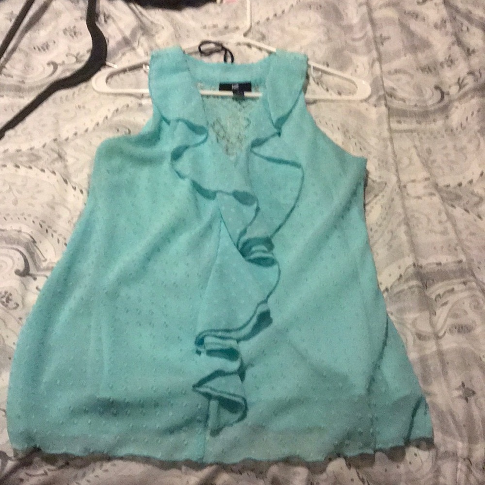 Teal blouse